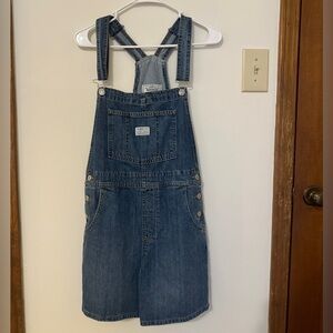 Levi Shortalls Overall Shorts Denim Blue Small Women’s